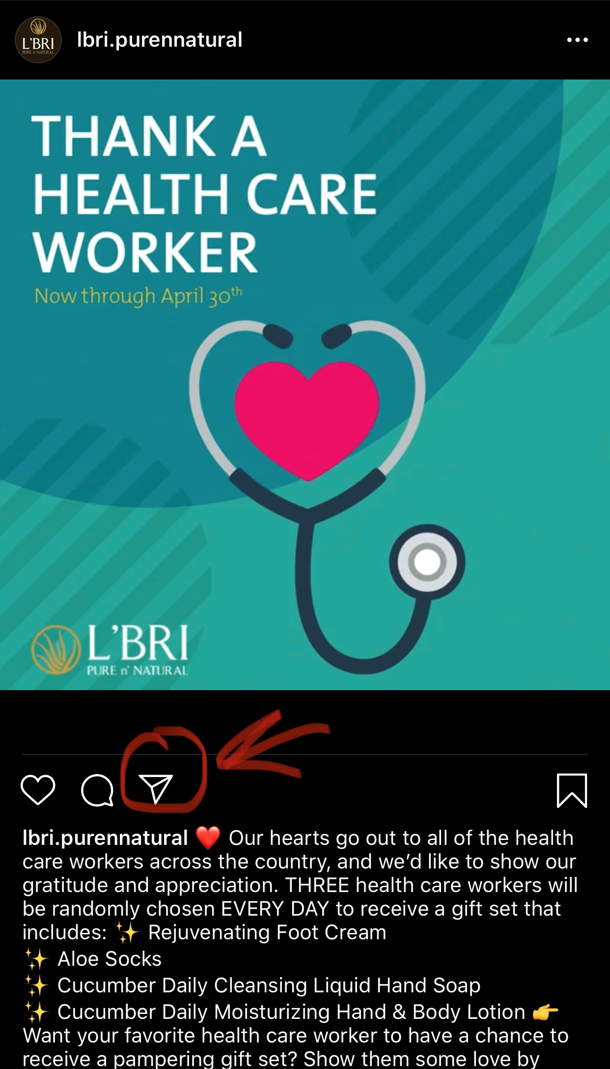 L'BRI News Thank a health care worker